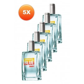 Avon Individual Blue Sunset Erkek Parfüm Edt 100 Ml. Beşli Set