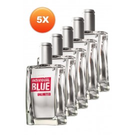 Avon Individual Blue Unlimited Erkek Parfüm Edt. 75 Ml. Beşli Set
