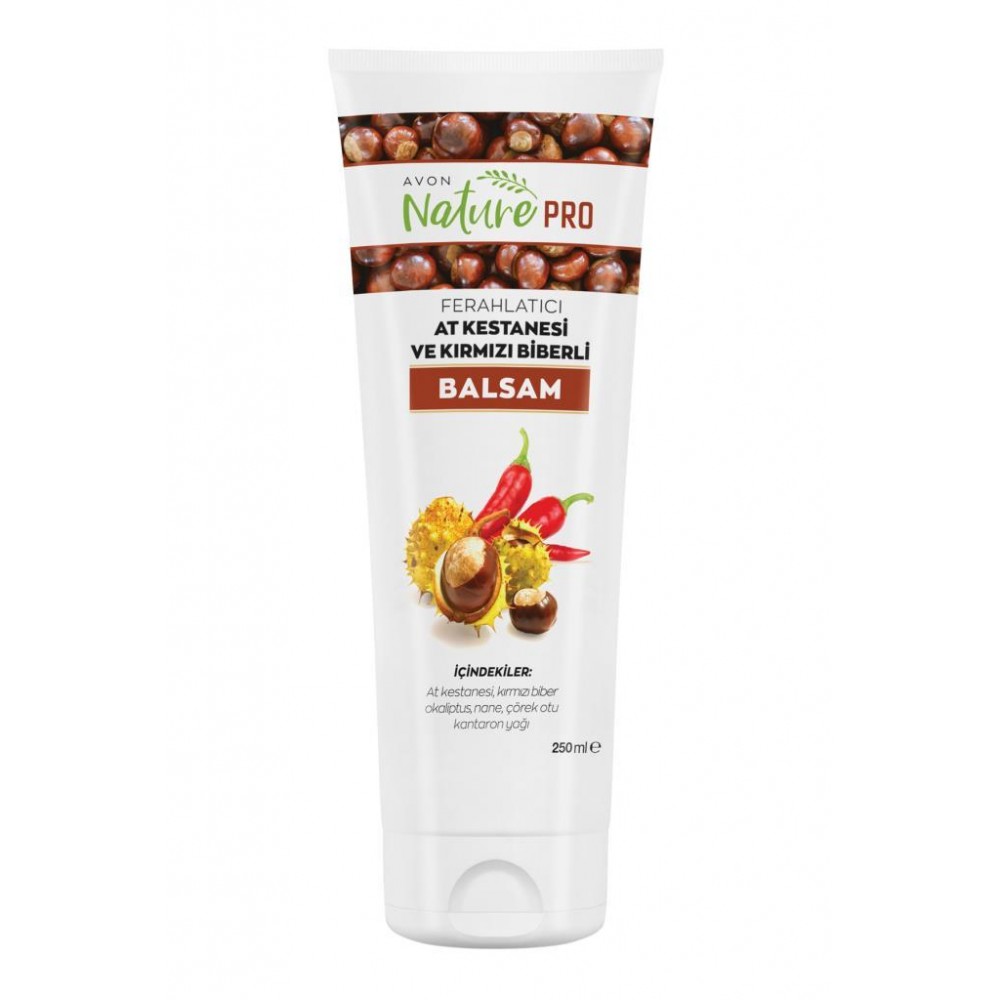 Avon Nature Pro At Kestanesi ve Kırmızı Biberli Balsam 250 Ml. Avon Nature Pro At Kestanesi ve Kırmızı Biberli Balsam 250 Ml.